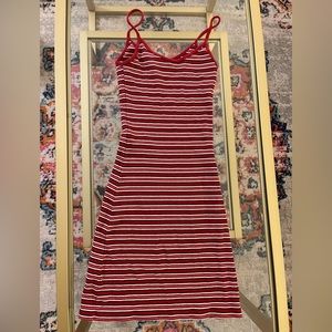 Brandy Melville red striped mini dress
